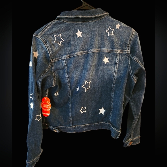 NWT Wonder Nation Girls Jean Jacket, sized 14/16 Plus. - Picture 2 of 4